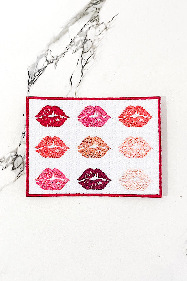 Bunch of Kisses Embroidered Patch