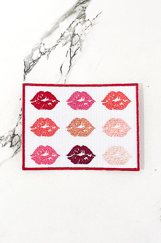 Bunch of Kisses Embroidered Patch