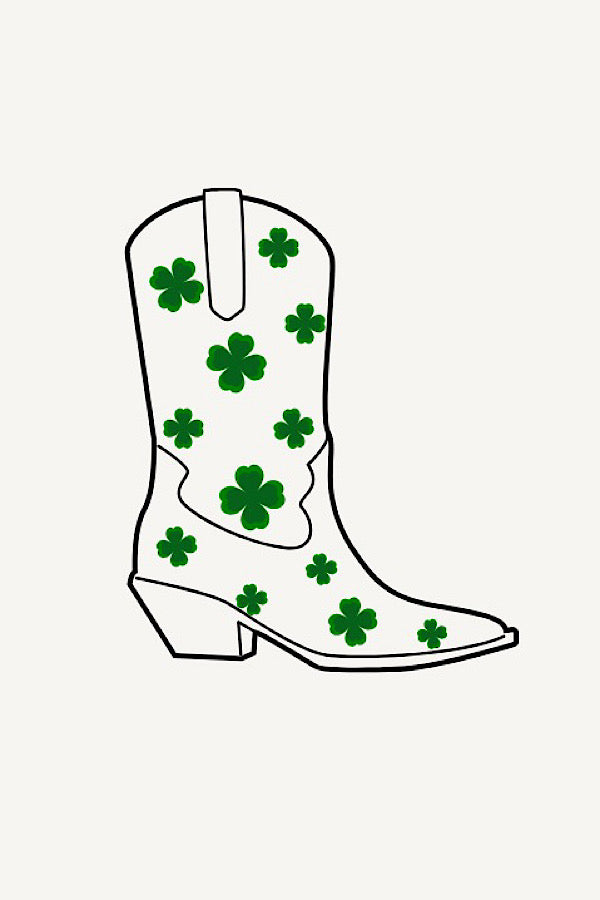 PREORDER Lucky Boot Embroidered Patch