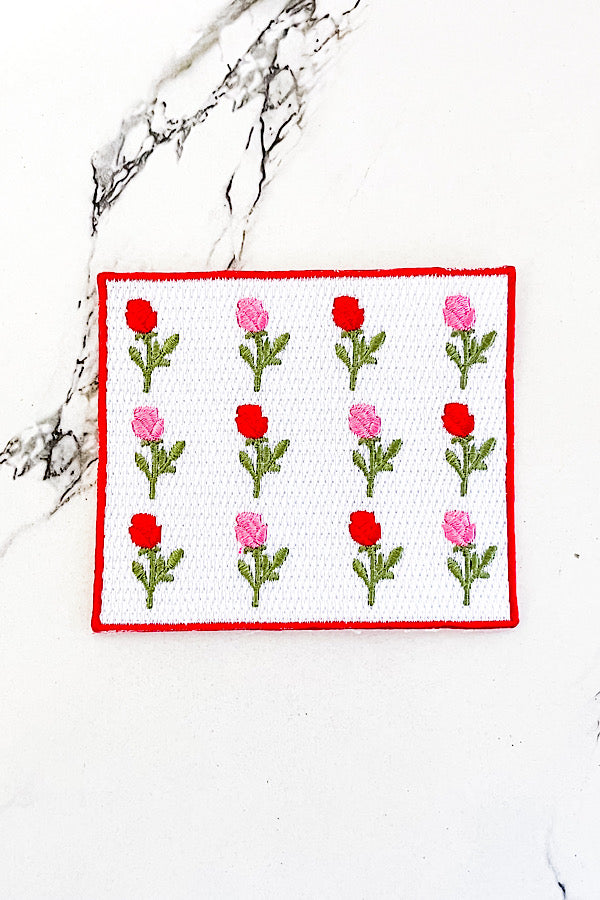 Bunch of Roses Embroidered Patch