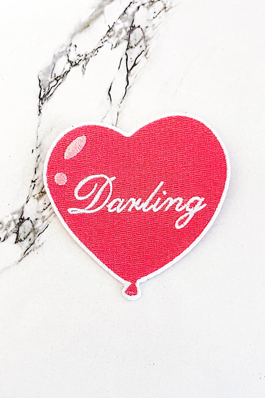 Darling Heart Embroidered Patch