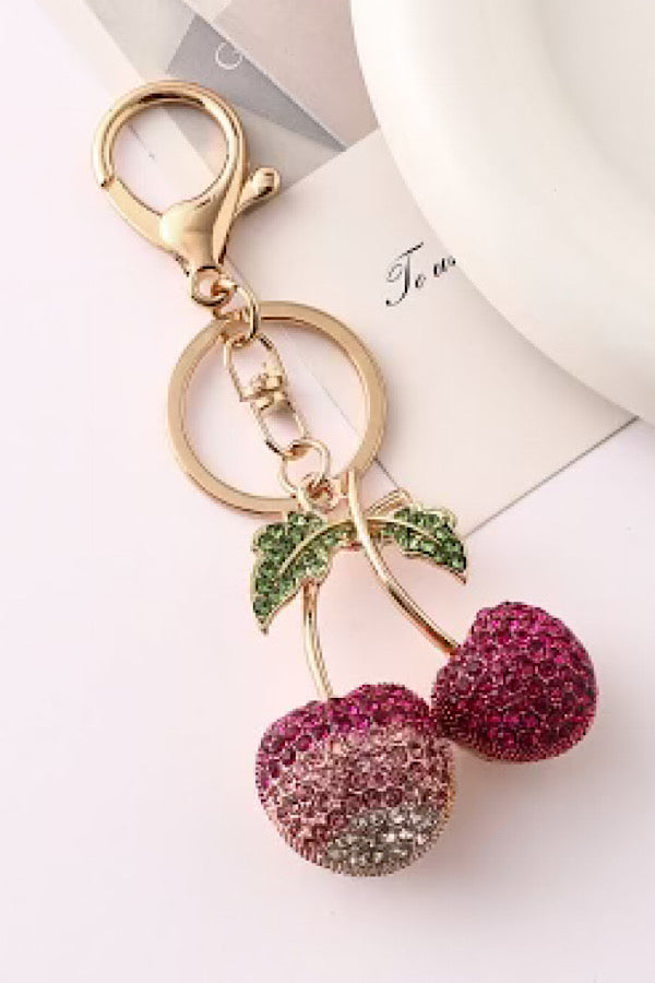 Dipped Cherry Purse Charm