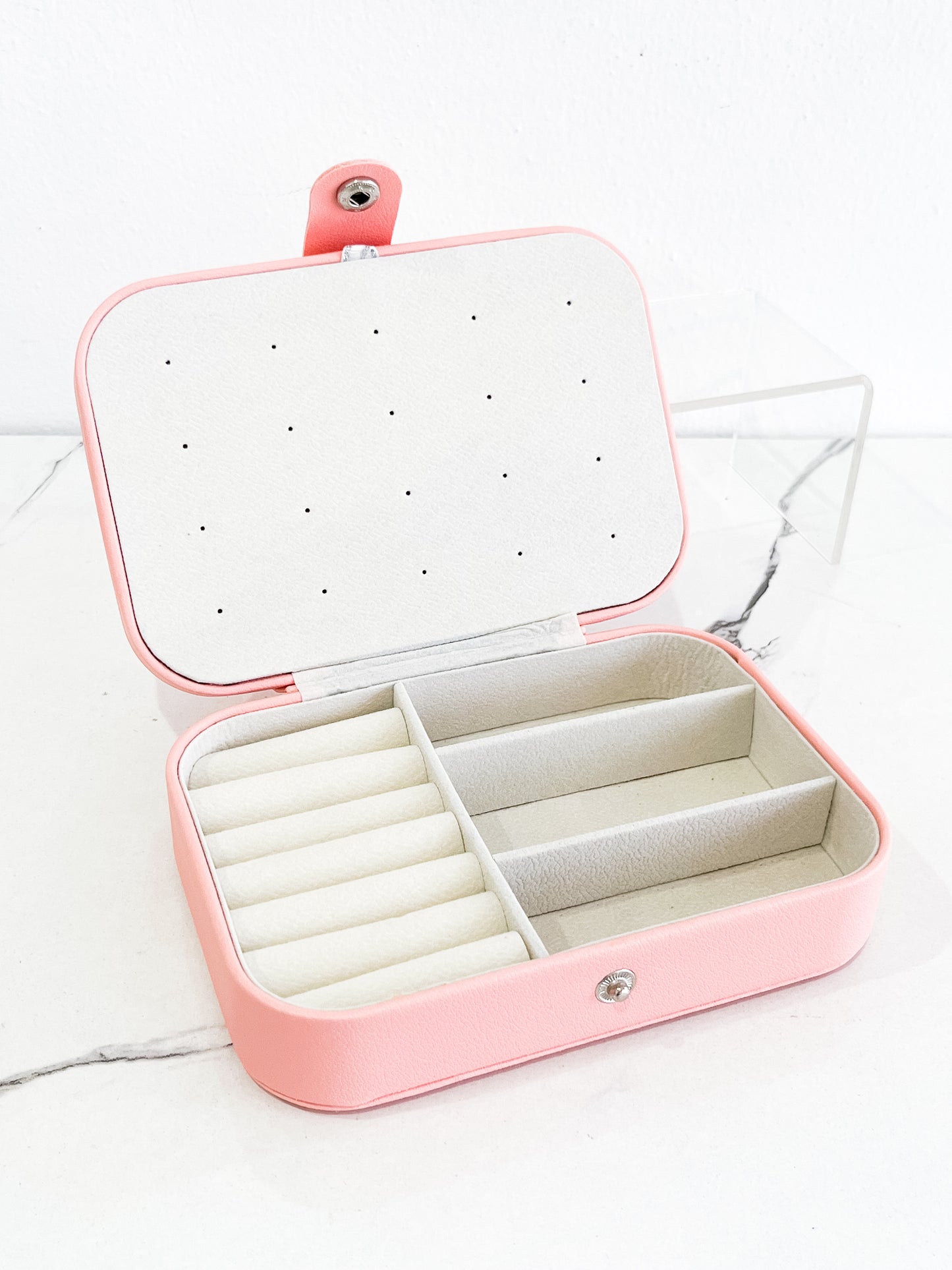 Essentials Peach Jewelry Box