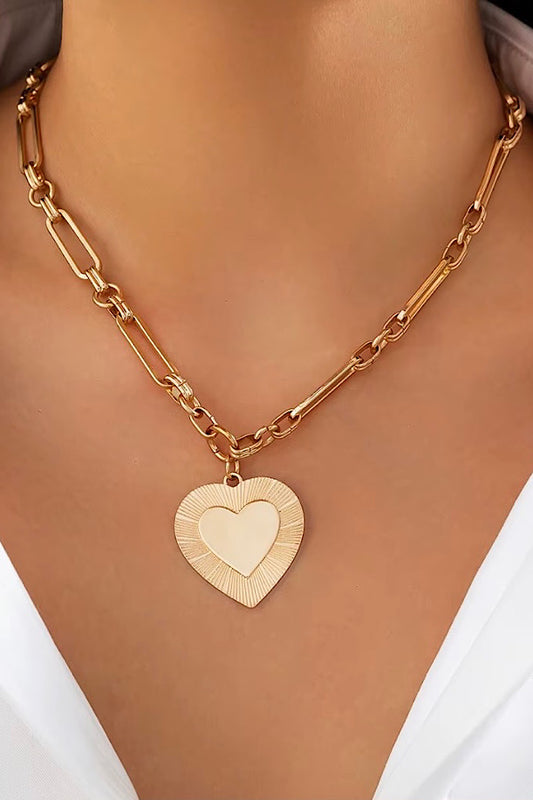 PREORDER Heart of Gold Charm Necklace