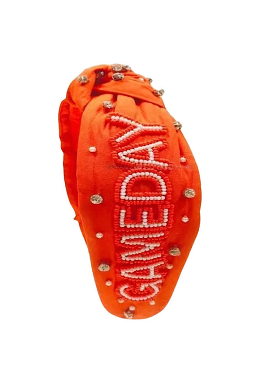 Orange GAME DAY Headband