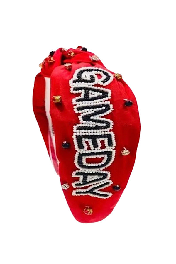 Red GAME DAY Headband