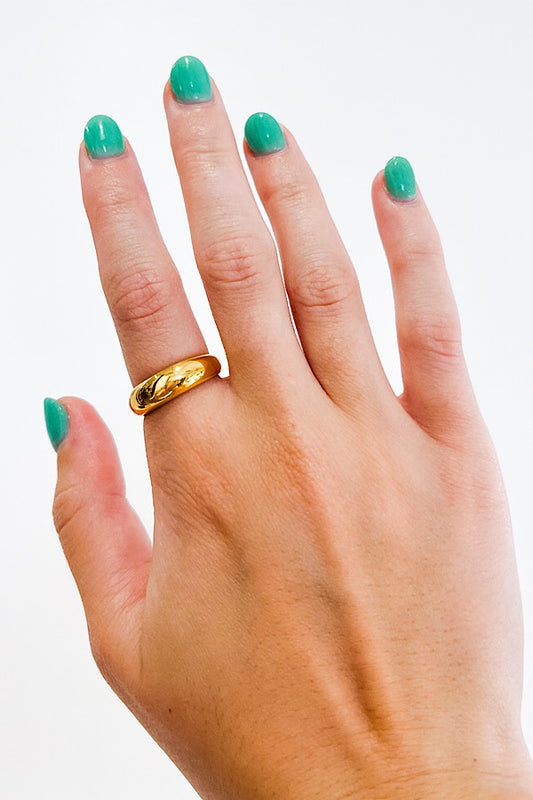 Natural Elements Gold Thin Stackable Ring