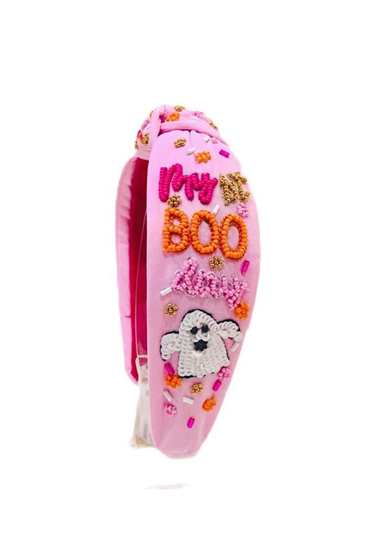 Pink Boo Day Headband