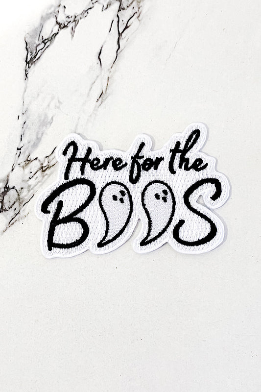 Here for the Boos Embroidered Patch