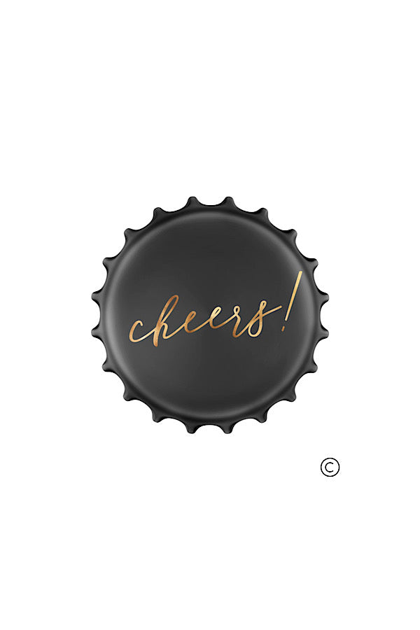 Cheers Bottle Cap Pin