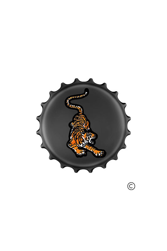 Tiger Bottle Cap Pin