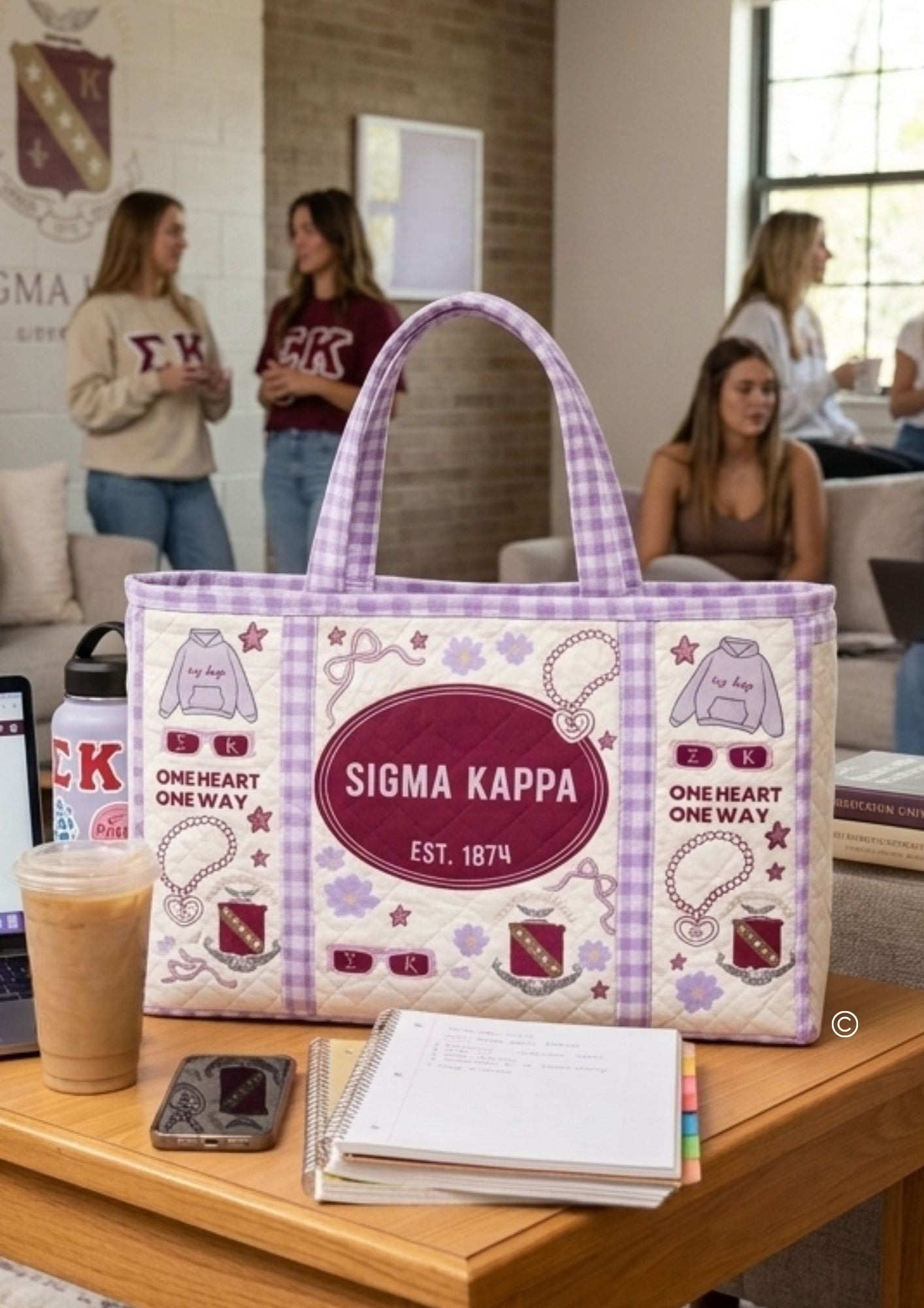 Sigma Kappa Sorority Tote Bag PREORDER
