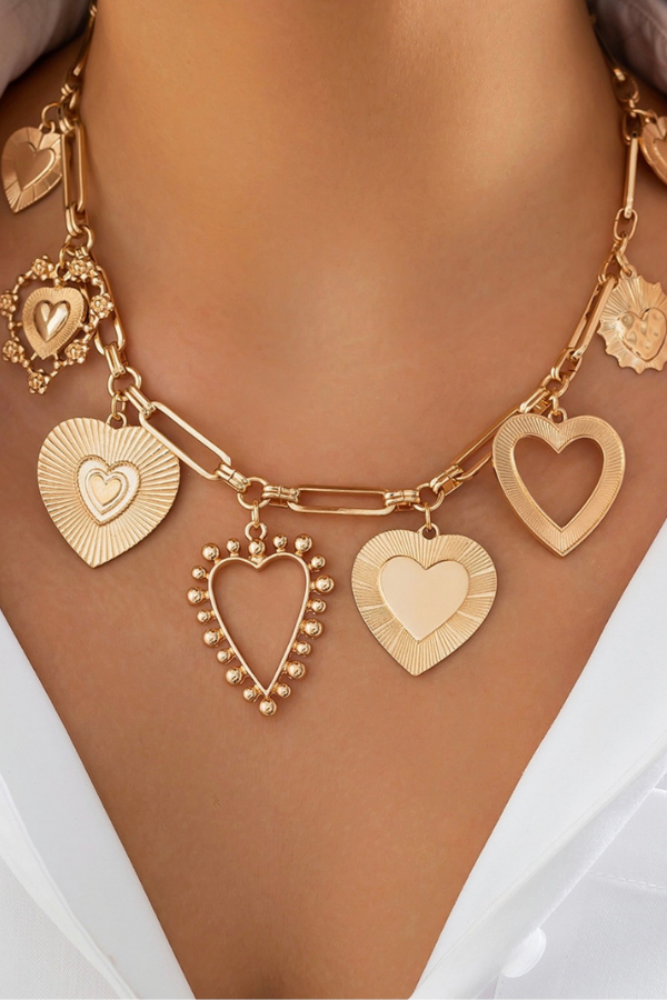 PREORDER Casey Gold Charm Necklace
