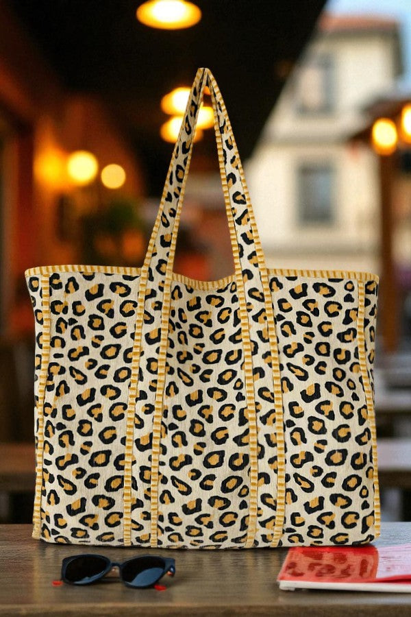 PREORDER The Wild One Cheetah Print Tote Bag