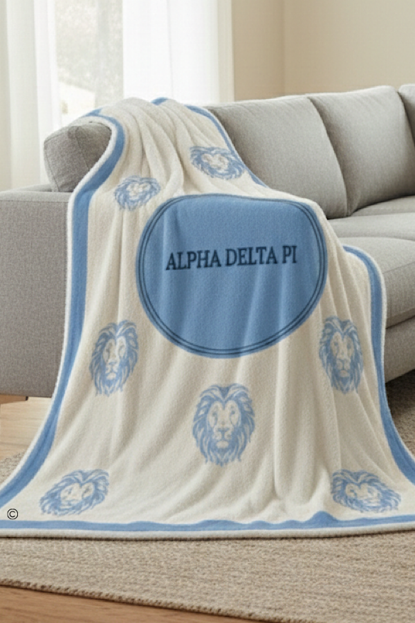 PREORDER Alpha Delta Pi Luxury Blanket