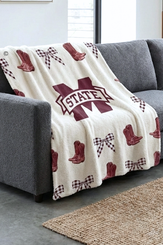 PREORDER Mississippi State Luxury Blanket