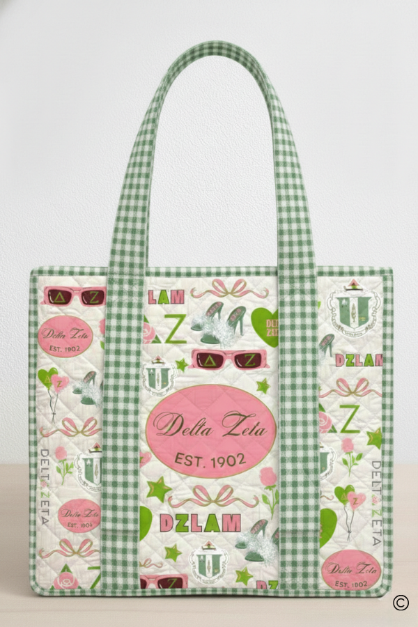 PREORDER Delta Zeta Sorority Tote Bag