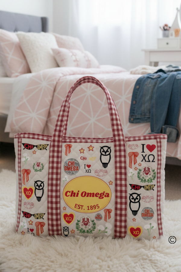PREORDER Chi Omega Sorority Tote Bag