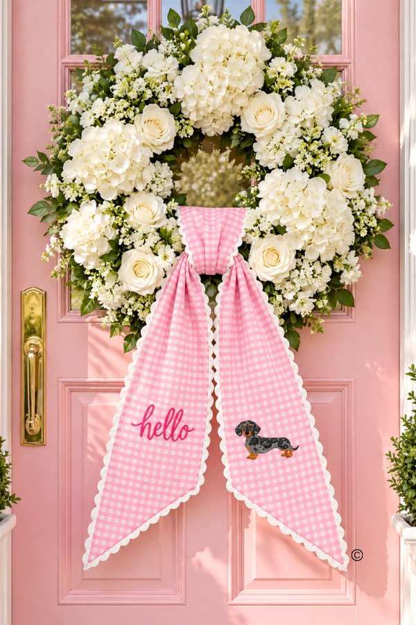 The Chloe Wreath Sash© PREORDER