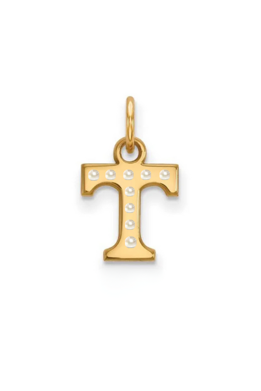 PREORDER Gold Power-T with Pearls Charm