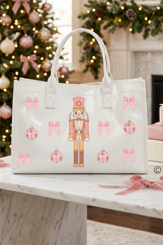 Plum Adorable Nutcracker Vinyl Tote Bag PREORDER