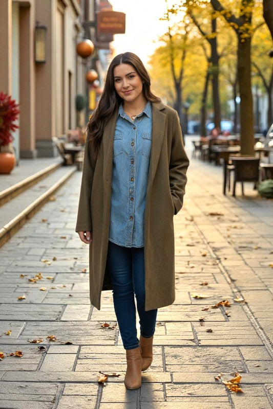 Juliette Olivia Mid-Length Coat