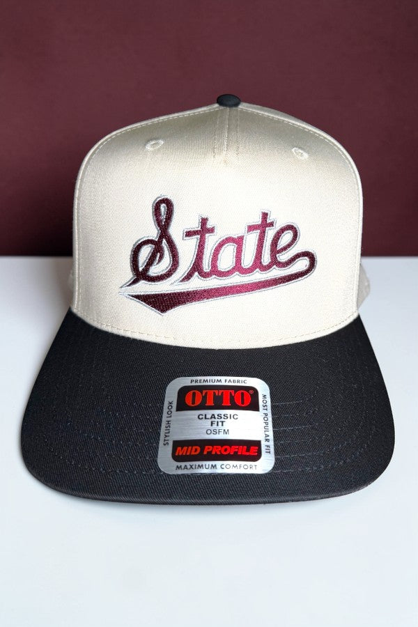 Mississippi State Embroidered Hat